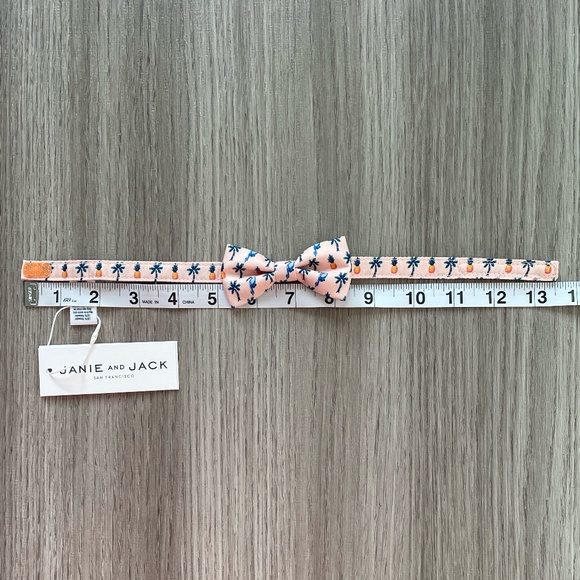 NWT Janie and Jack Baby Striped and Tropical Print Bow Ties Multi 0-24 Months - Picture 7 of 10